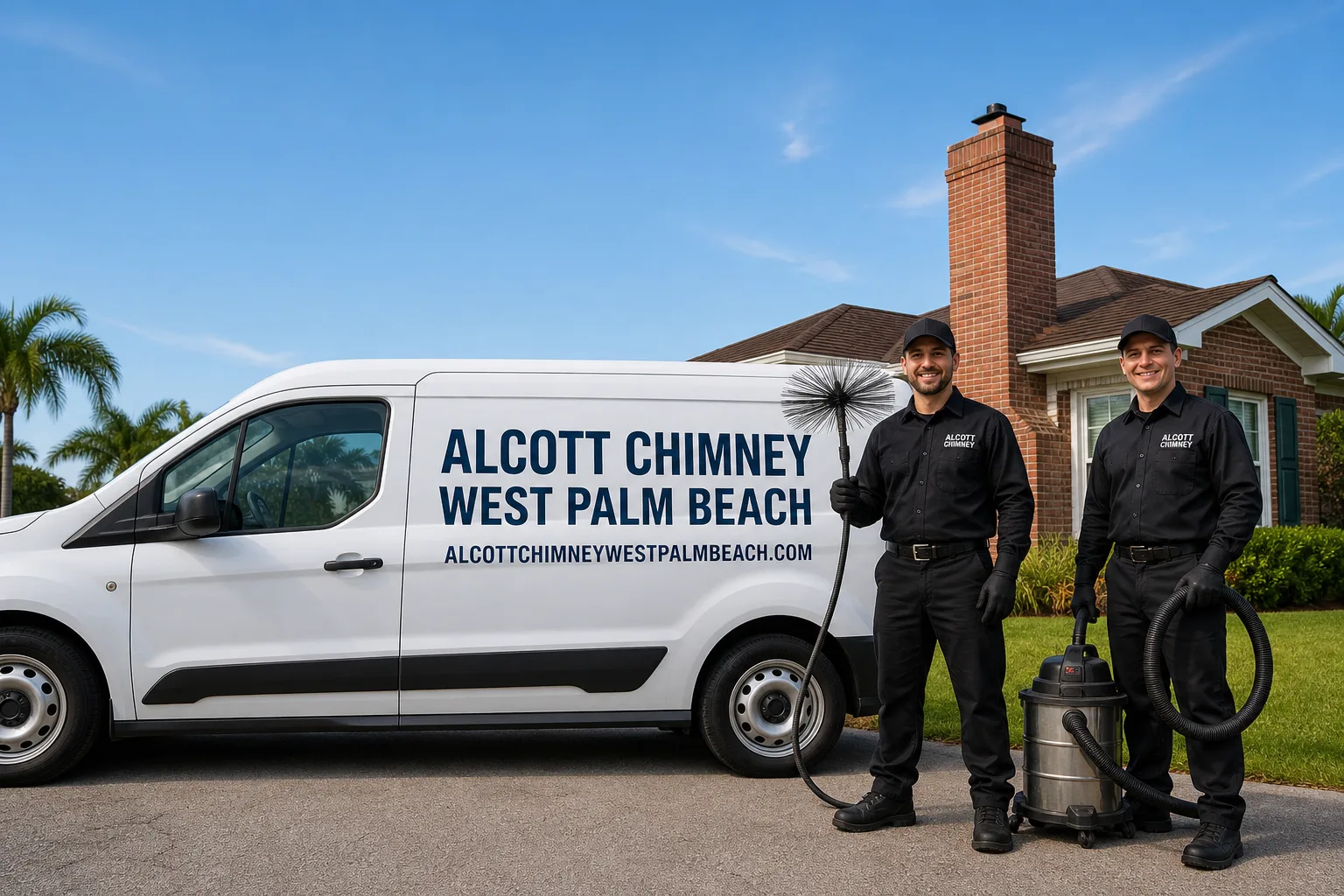 Alcott Chimney West Palm Beach chimney cleaning team